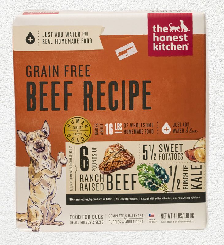 HONEST KITCHEN DOG GRAIN FREE BEEF LOVE 4 - LB