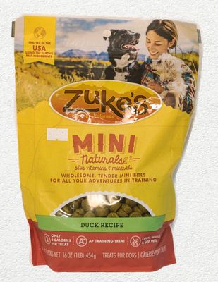 ZUKES MINI NATURAL DUCK TREATS 1 - LB