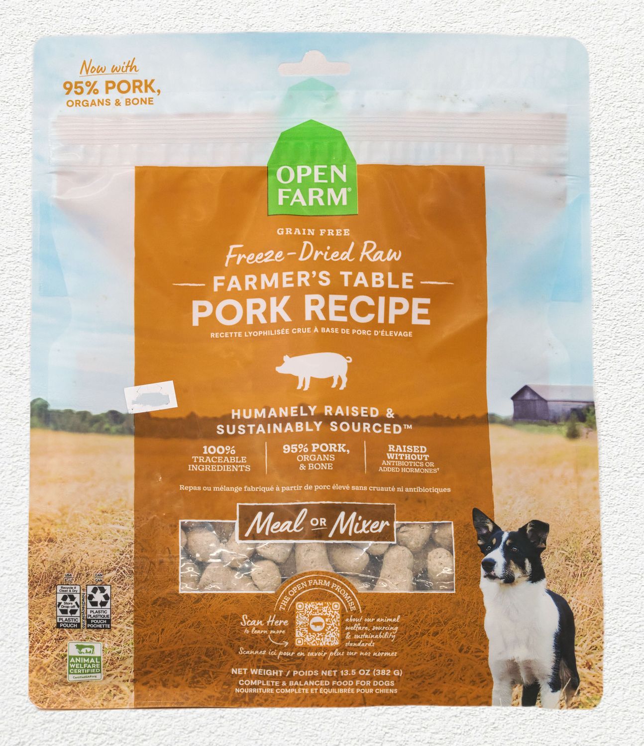Open Farm Dog Freeze Dried Pork 13oz