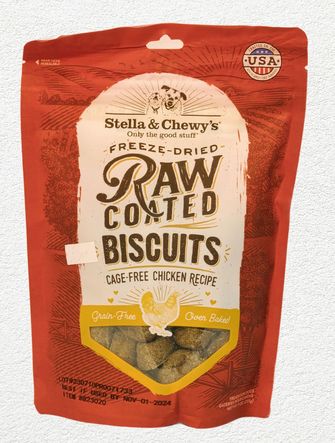 STELLA & CHEWY DOG TREAT BISCUIT CHICKEN