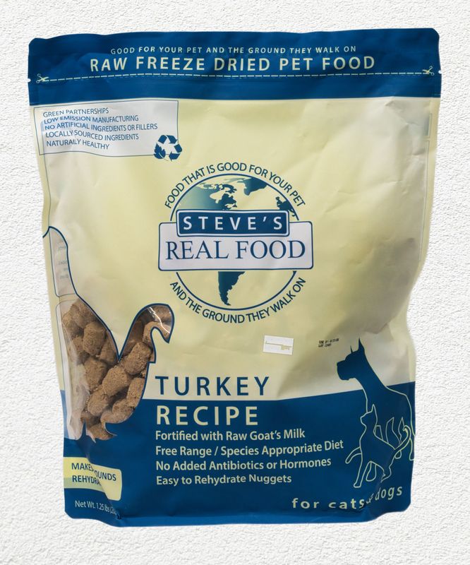 Steves Freeze Dried Nuggets Turkey 20oz
