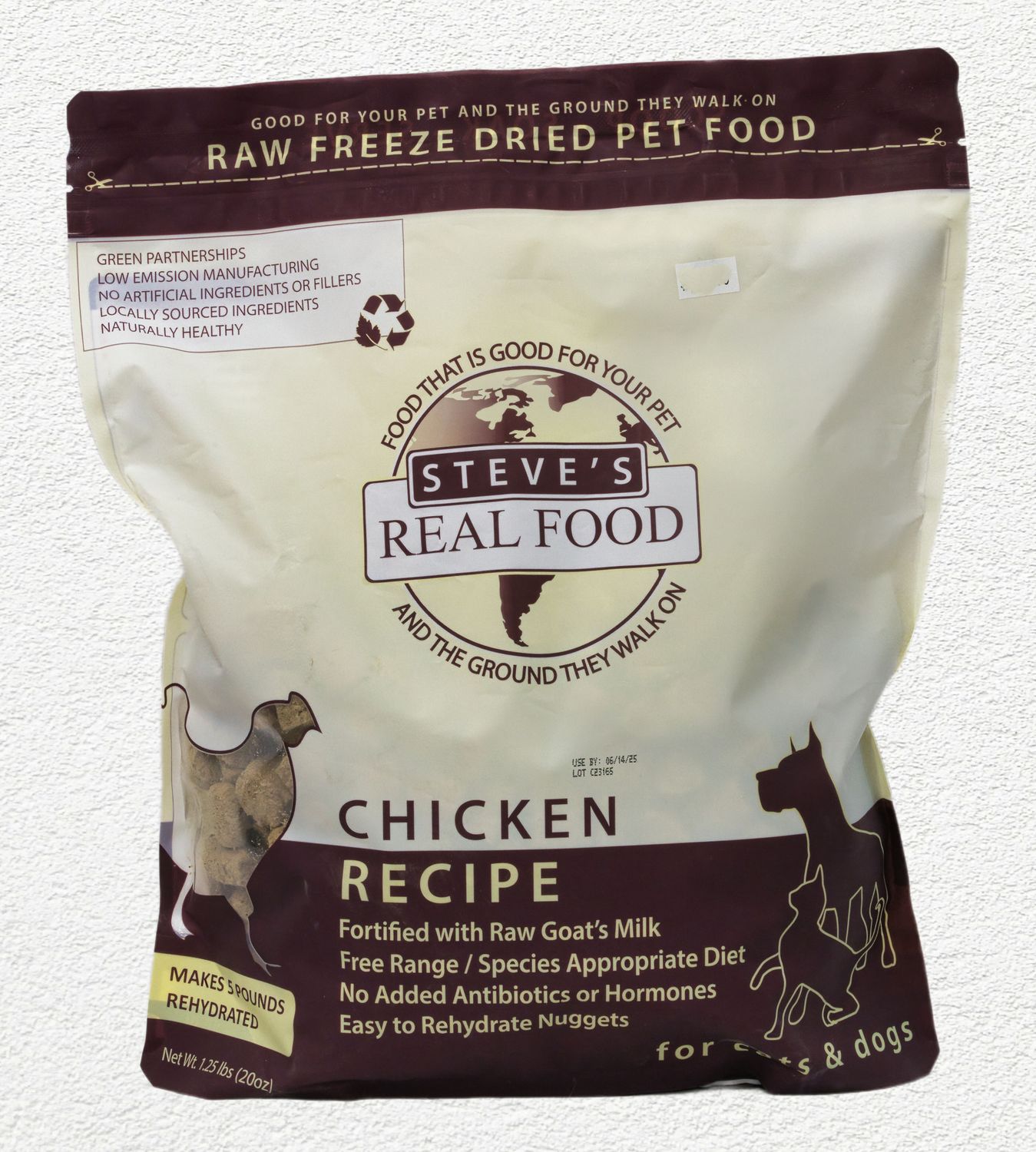Steves Freeze Dried Nuggets Chicken 20oz