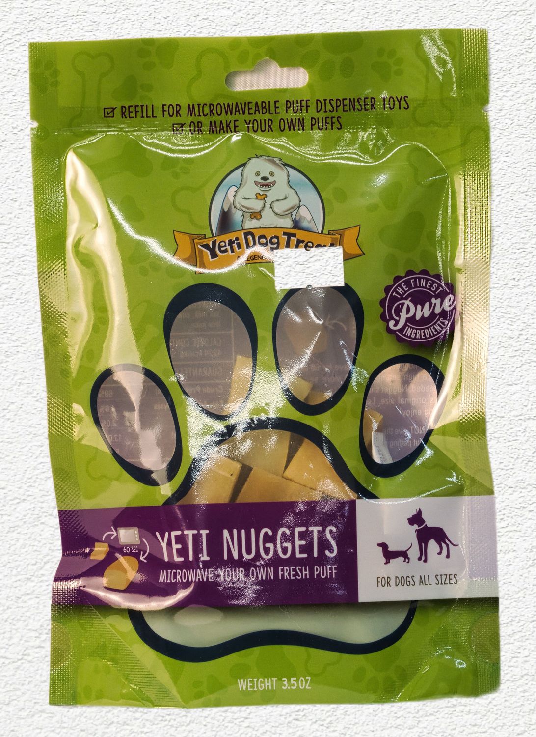Yeti Dog Chew Nuggets (3.5 oz)
