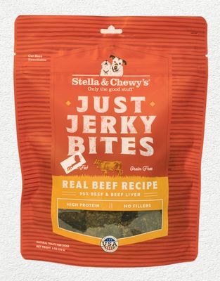 Stella & Chewy Dog Treat Just Jerky Bites Beef 6oz
