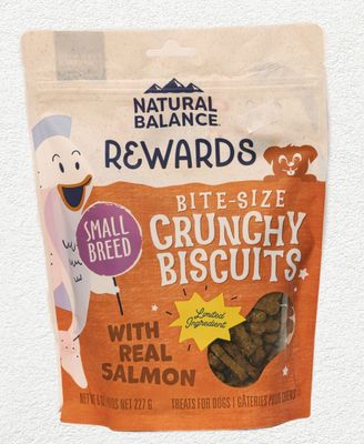 NATURAL BALANCE DOG TREAT FISH & SWEET POTATO SMALL BREED 8oz