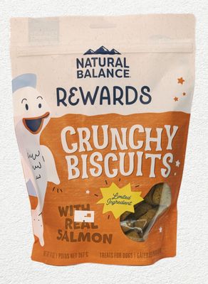 NATURAL BALANCE DOG TREAT Salmon & SWEET POTATO 14oz