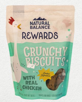 NATURAL BALANCE DOG TREAT CHICKEN & SWEET POTATO 14oz