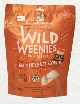 Stella & Chewy Dog Treat Wild Weenie Bacon 3 oz