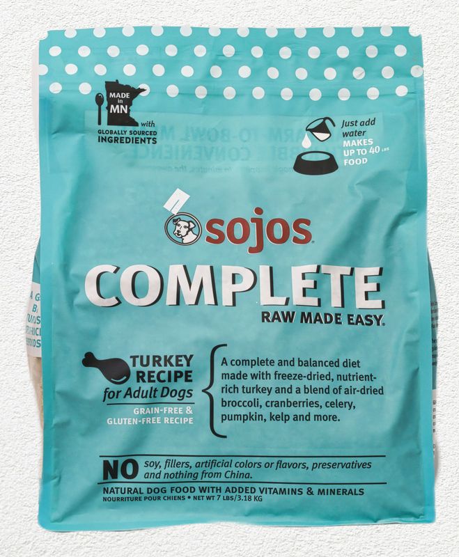 SOJOS FOOD DOG ADULT COMPLETE TURKEY 7 - LB