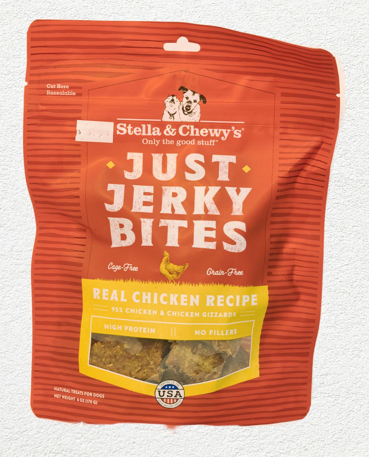Stella & Chewy Dog Treat Just Jerky Bites Chicken 6oz