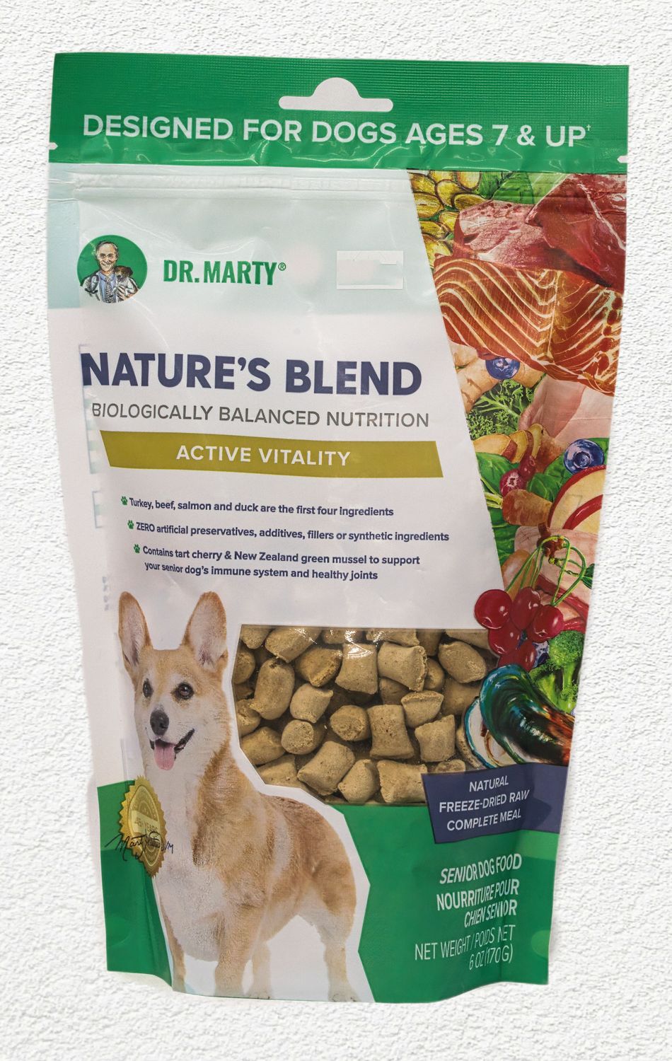 Dr Marty Freeze Dried Active Senior 6oz