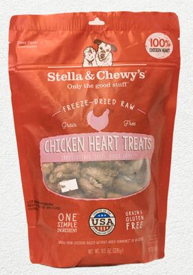 Stella & Chewys Chicken Heart Treat 11.5 oz