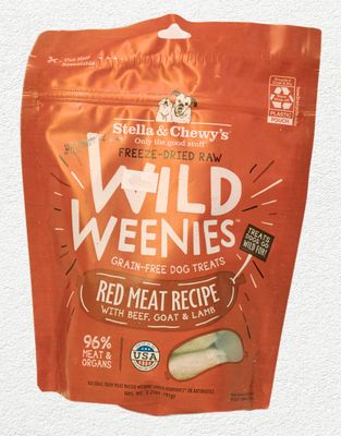 STELLA & CHEWY DOG TREAT WILD WEENIES RED MEAT 3.25oz