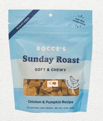 Bocce's Bakery Sunday Roast Soft and Chewy Dog Treats - 6 oz