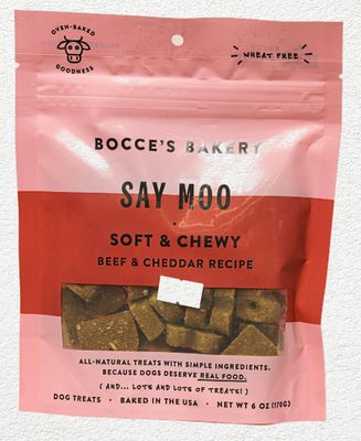 Bocce's Bakery Say Moooo Soft and Chewy Dog Treats - 6 oz