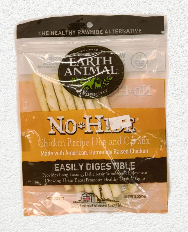 Earth Animal No-Hide Chicken Stix Dog Treats - 10 Pack
