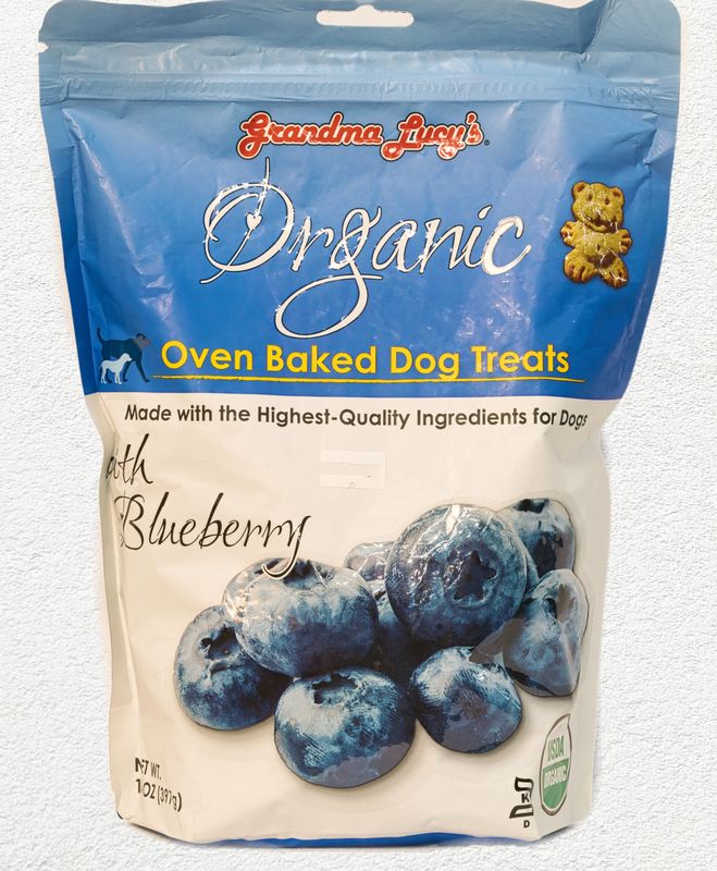 Grandma Lucy's Organic Blueberry Oven-Baked Dog Treats - 14 oz
