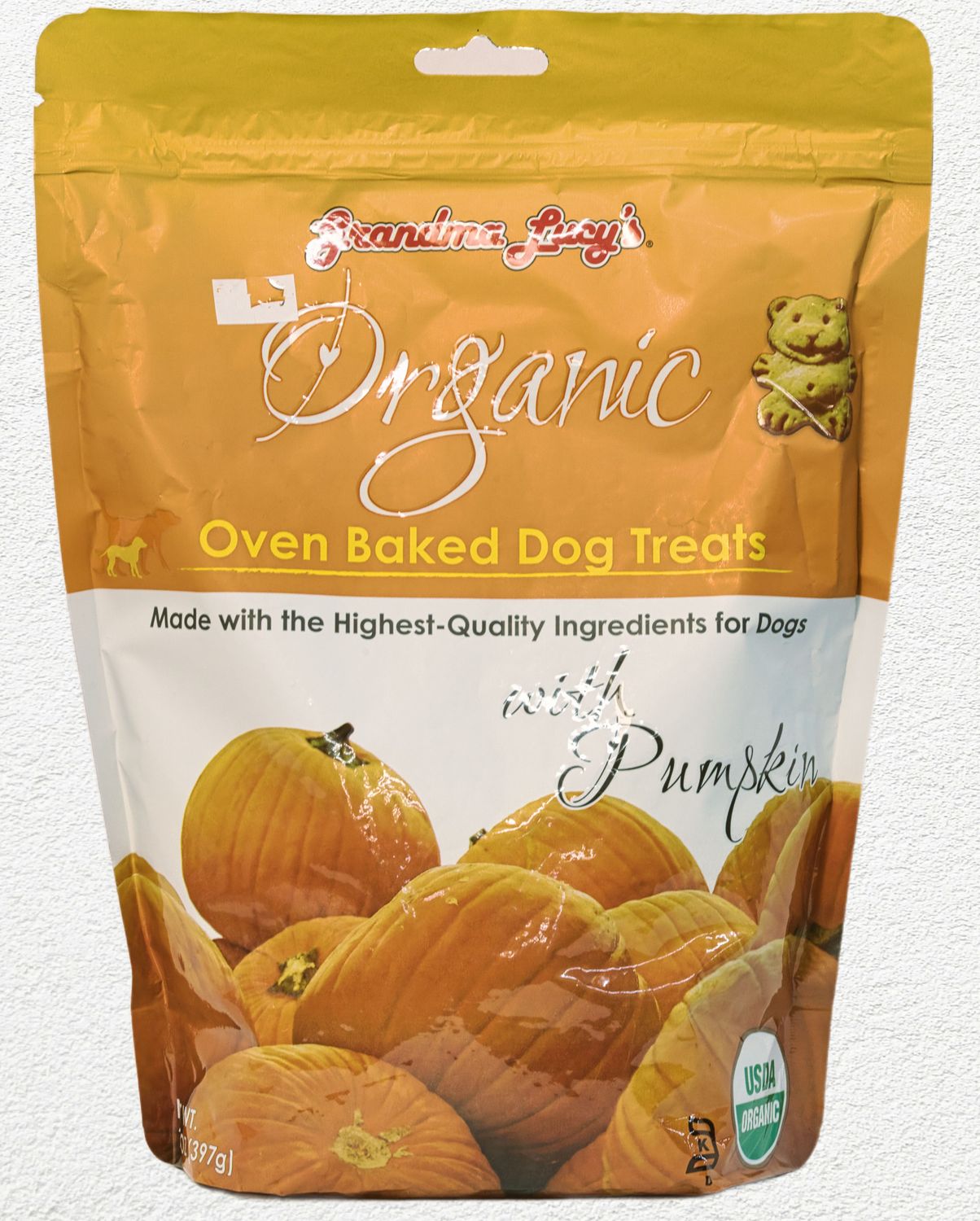 GRANDMA LUCYS DOG TREAT ORGANIC PUMPKN 14oz