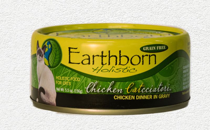 Earthborn Holistic Chicken Catcciatori Grain-Free Wet Cat Food - 5.5 oz Can