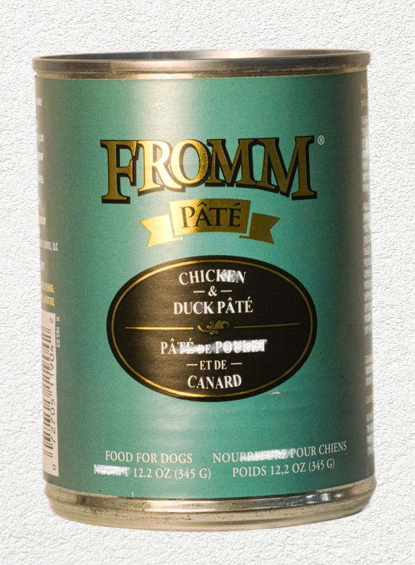Fromm Pâté Chicken & Duck Canned Dog Food 12.2 oz