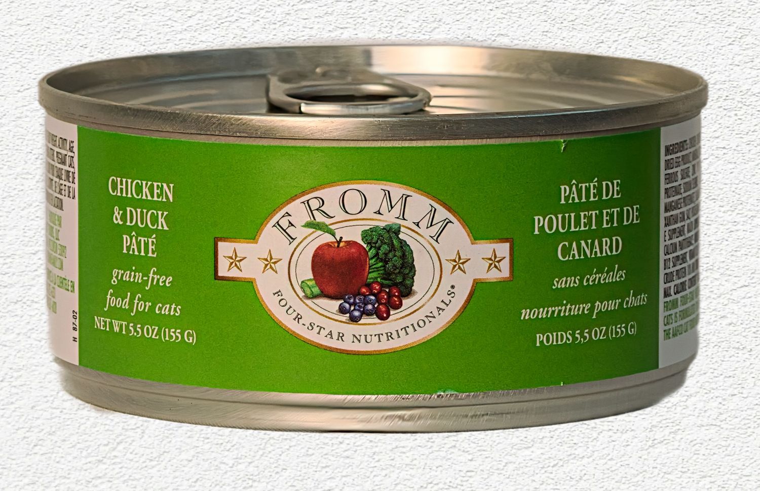 Fromm Four-Star Chicken & Duck Pâté Canned Cat Food 5.5 oz