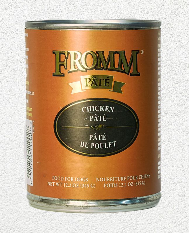 Fromm Pâté Chicken  Canned Dog Food 12.2 oz