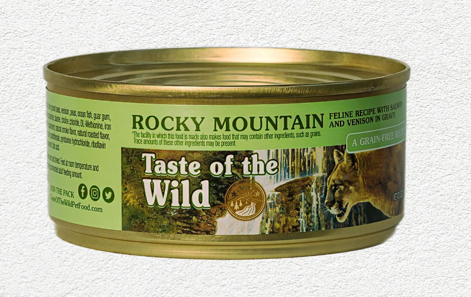 Taste of the Wild Rocky Mountain Feline Recipe with Roasted Venison & Smoked Salmon - 5.5 oz