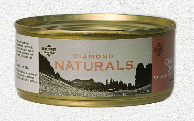 Diamond Naturals Chicken Dinner Adult and Kitten Canned Cat Food - 5.5 oz
