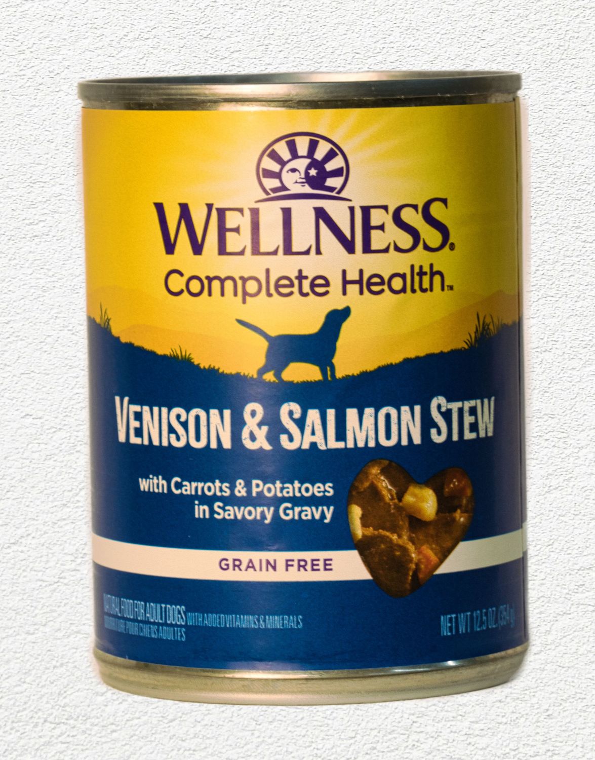 Wellness Venison & Salmon Stew with Potatoes & Carrots Canned Dog Food - 12.5 oz