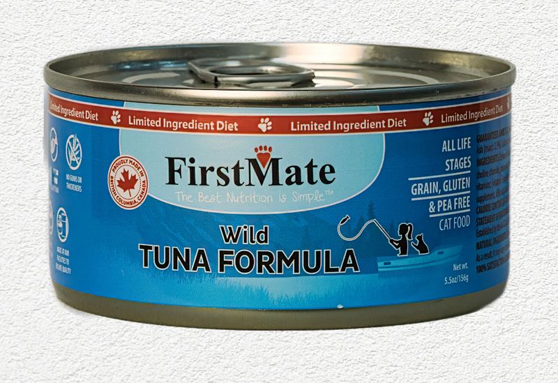 FirstMate Grain-Free Limited Ingredient Diet Wild Tuna Formula Canned Cat Food - 5.5 oz