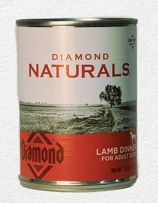 Diamond Naturals Lamb Dinner Adult and Puppy Canned Dog Food - 13.2 oz