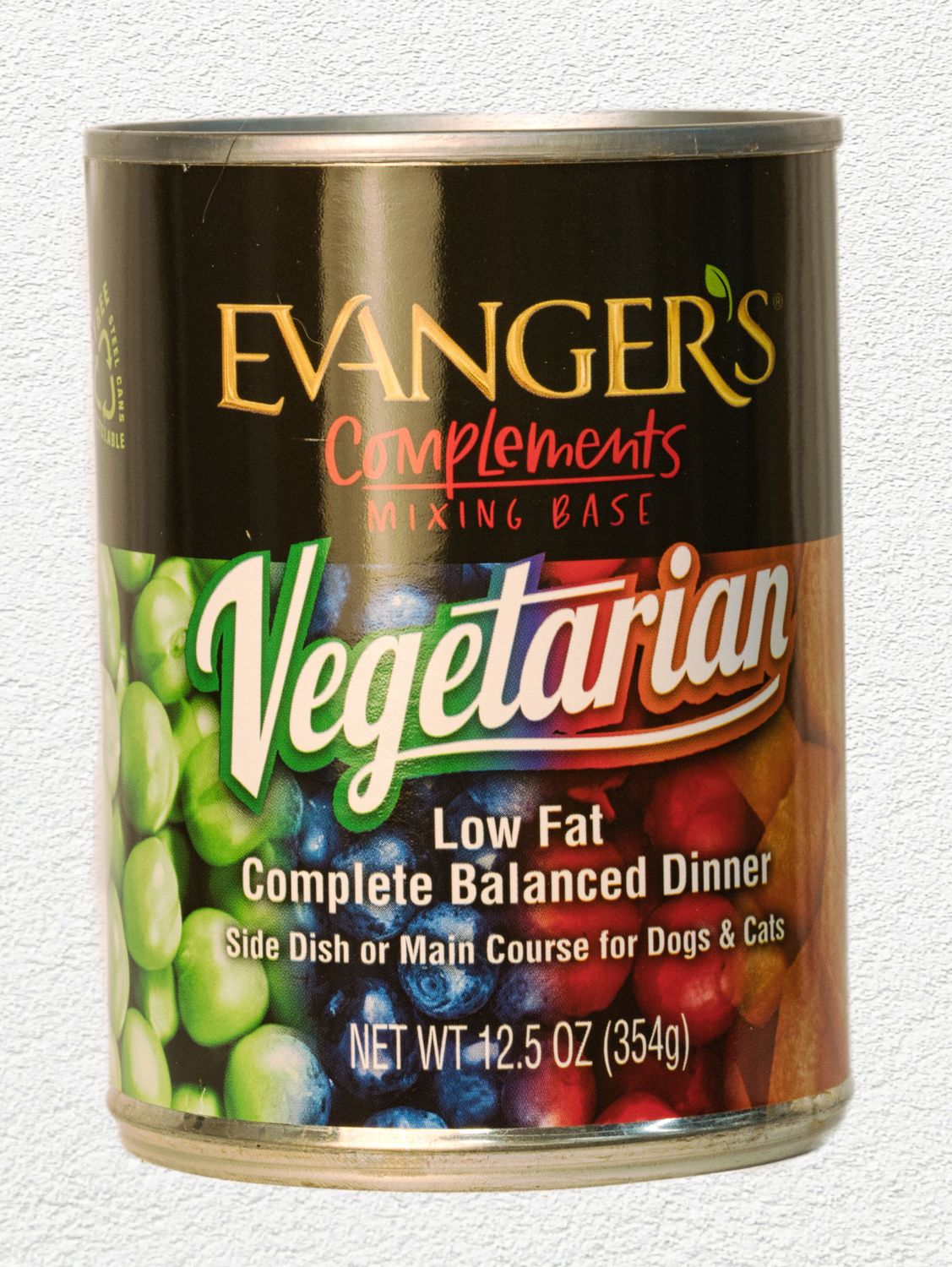 Evanger's Super Premium Vegetarian Dinner Canned Dog & Cat Food, 12.8 oz