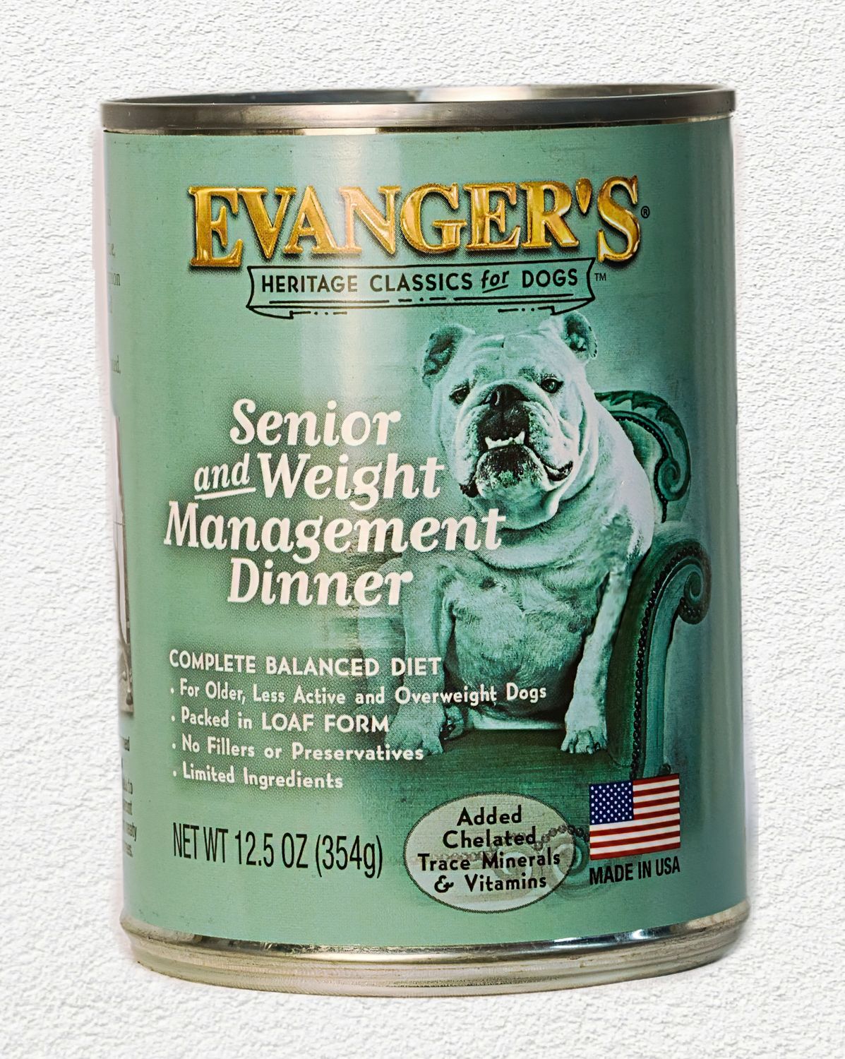 Evanger's Heritage Classic Senior & Weight Management Canned Dog Food, 12.8 oz Evanger's Heritage Classic Senior & Weight Management Canned Dog Food, 12.8 oz