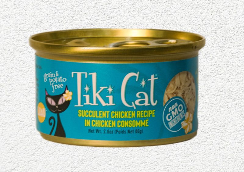 Tiki Cat Puka Puka Luau Succulent Chicken Canned Cat Food - 2.8 oz