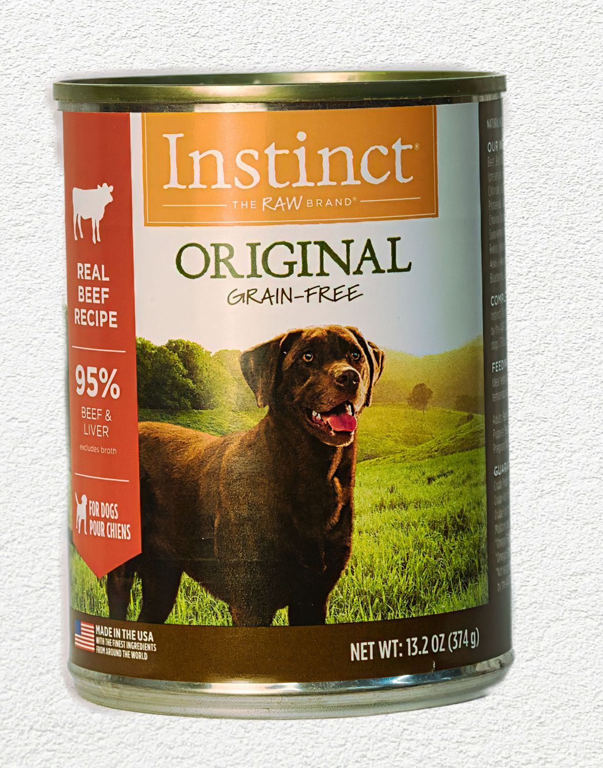 Instinct Original Grain-Free Real Beef Recipe Canned Dog Food 13.2oz