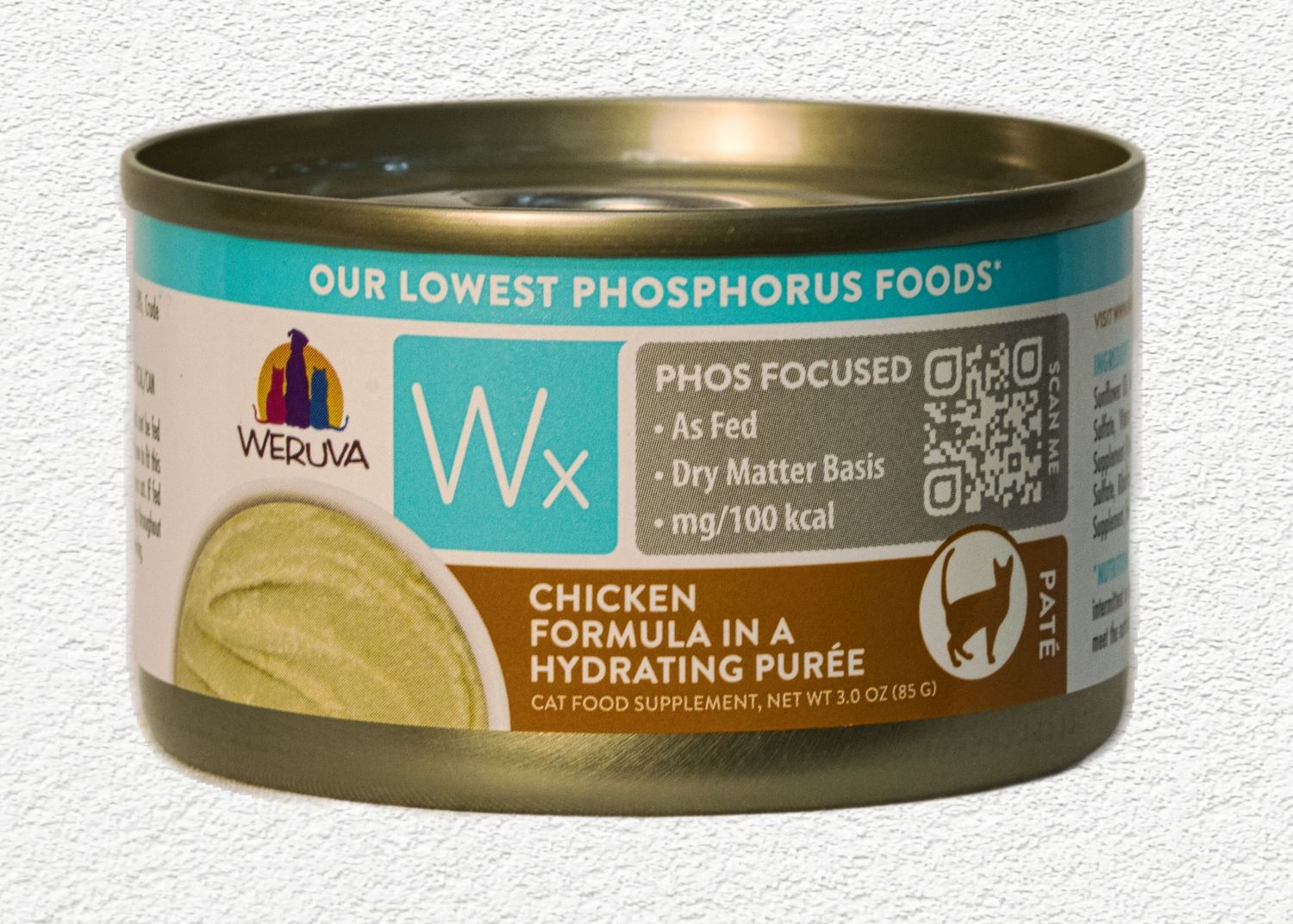 Weruva Cat Can WX Phos Chicken Puree 3oz