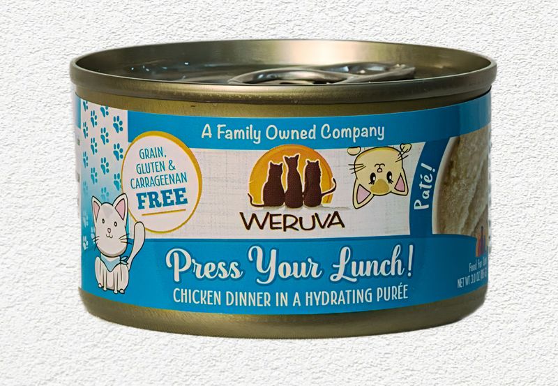 Weruva Press Your Lunch! with Chicken Canned Cat Food - 3oz