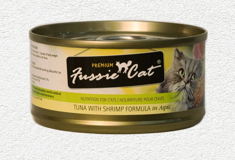 Fussie Cat Premium Tuna with Shrimp in Aspic 2.82 oz
