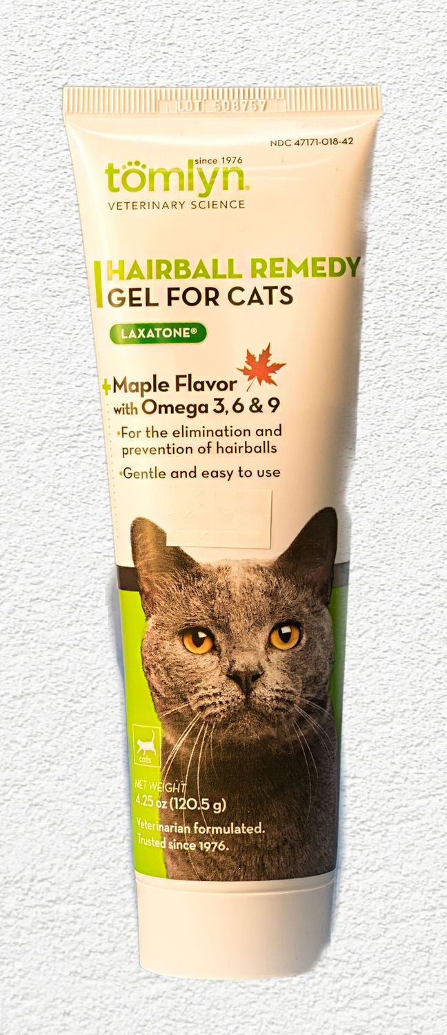 Tomlyn Laxatone® Hairball Remedy Maple-Flavored Gel for Cats, 4.25 oz.