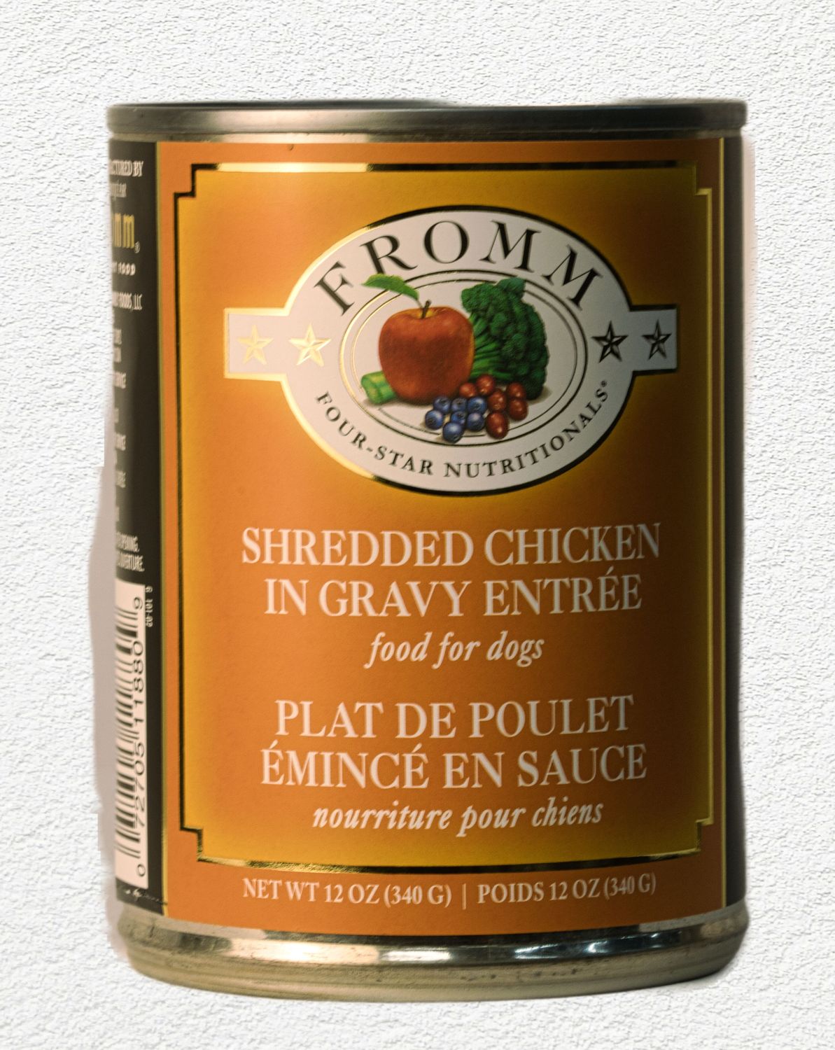 Fromm Four Star Shredded Chicken in Gravy Entree Canned Dog Food 12oz