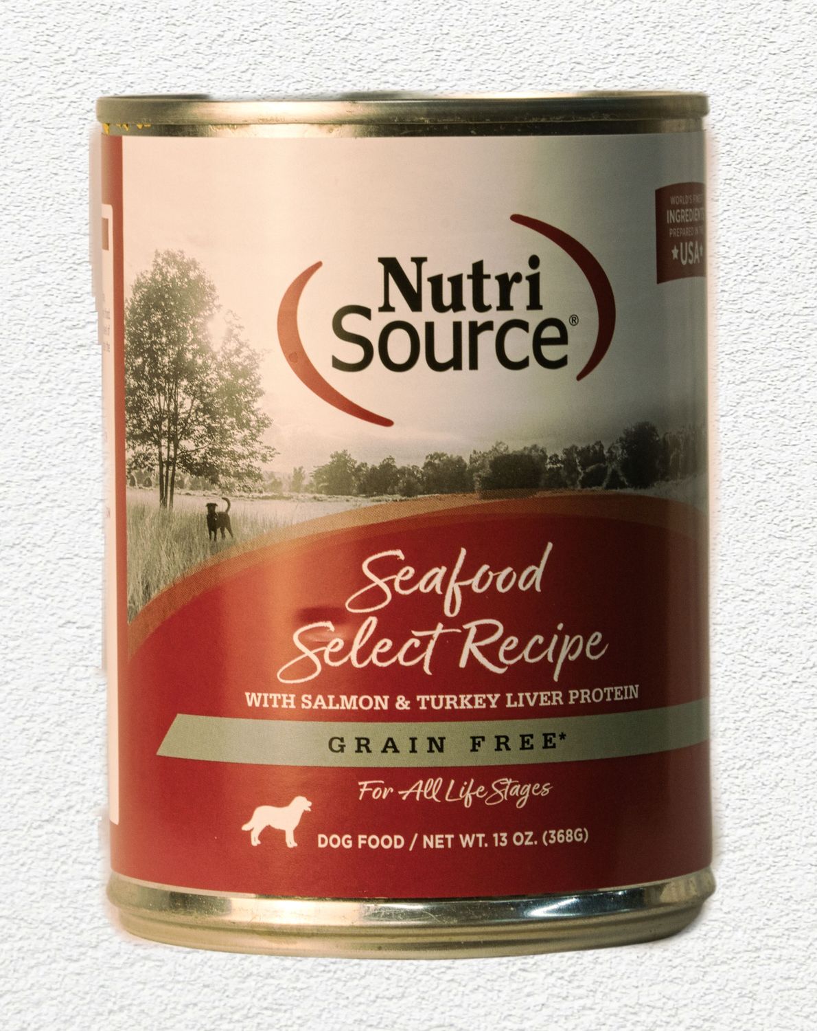 NutriSource Grain Free Seafood Select Canned Dog Food 13 oz