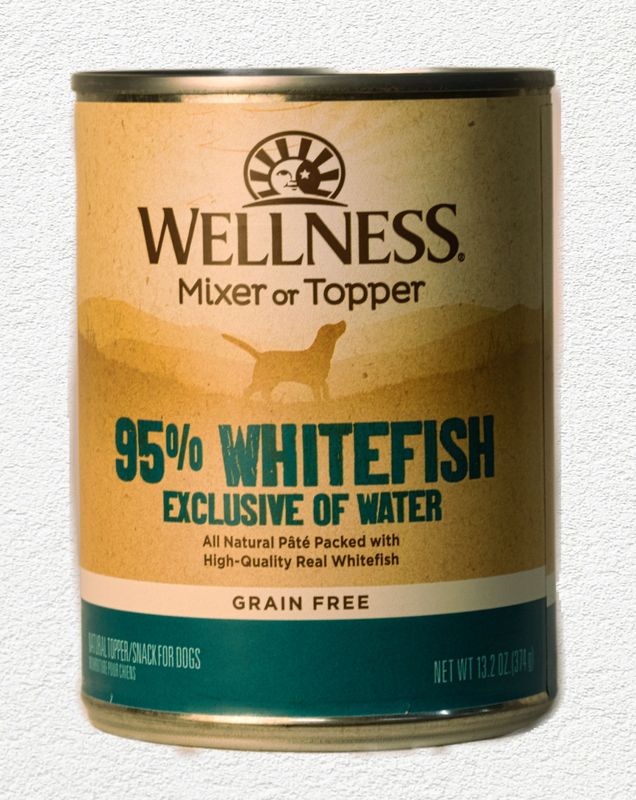 Wellness CORE 95% Whitefish Natural Grain Free Wet Dog Food, 13.2 oz