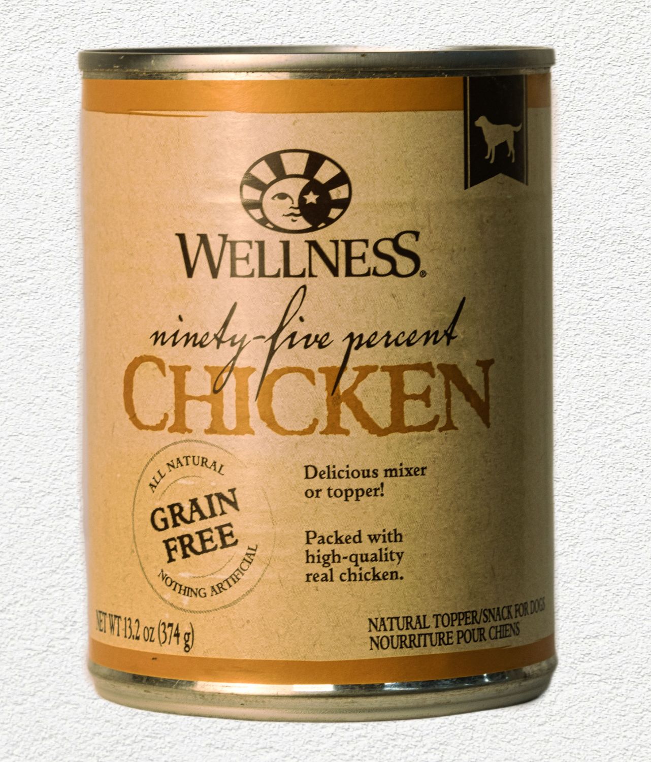 Wellness CORE 95% Chicken Natural Grain Free Wet Dog Food, 13.2 oz