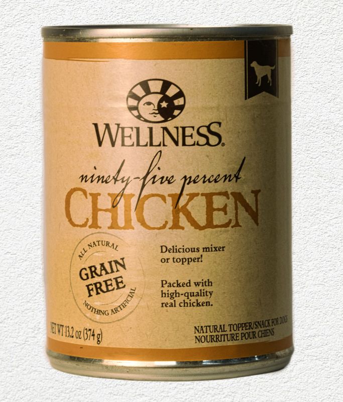Wellness CORE 95% Chicken Natural Grain Free Wet Dog Food, 13.2 oz