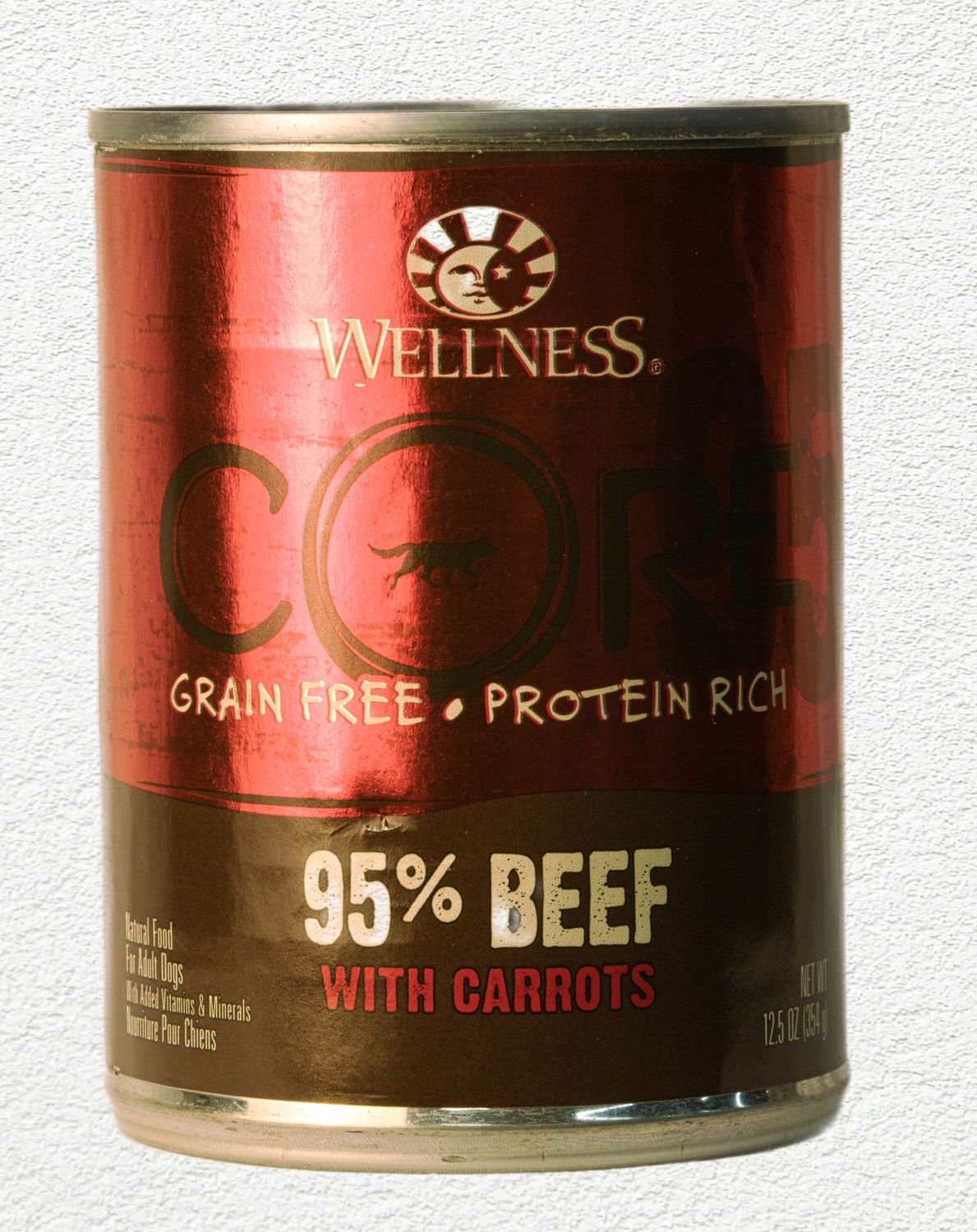Wellness CORE 95% Beef with Carrots Canned Dog Food