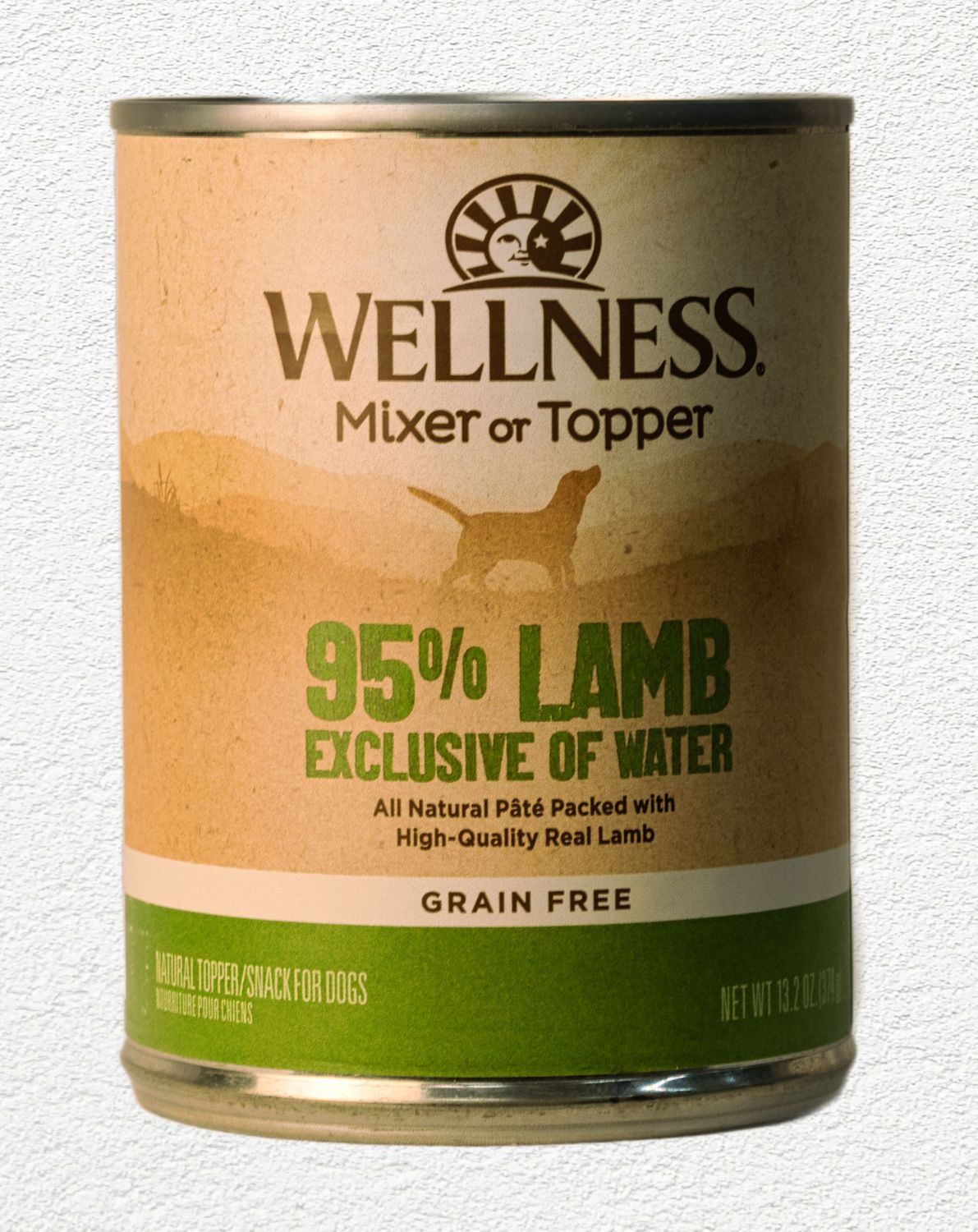 Wellness CORE 95% Lamb Natural Grain Free Wet Dog Food, 13.2 oz