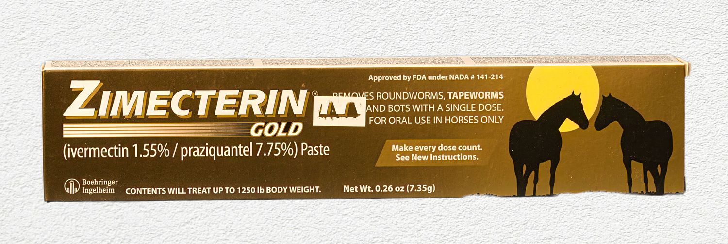 Zimecterin Gold Dewormer Paste for Horses, 7.35g