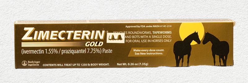 Zimecterin Gold Dewormer Paste for Horses, 7.35g