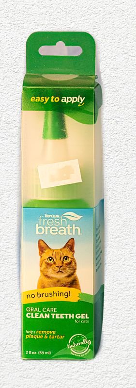 TropiClean Fresh Breath Clean Teeth Gel for Cats, 2 oz