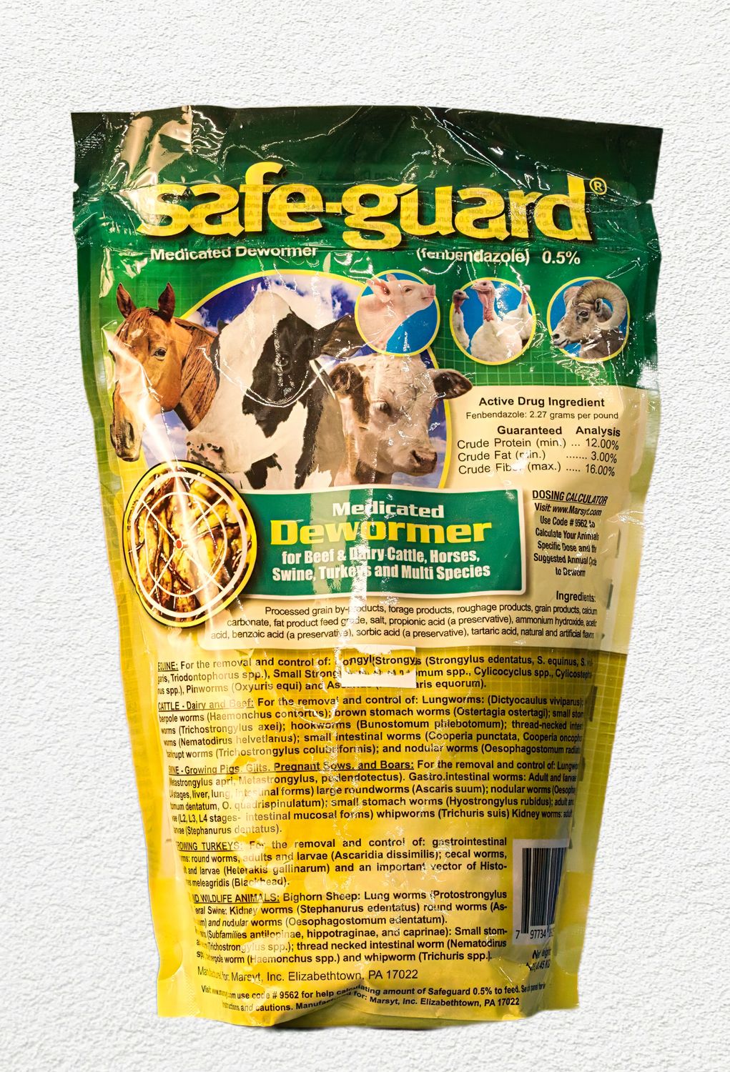 Safe-Guard Multi-Species Dewormer Pellets - 1 lb